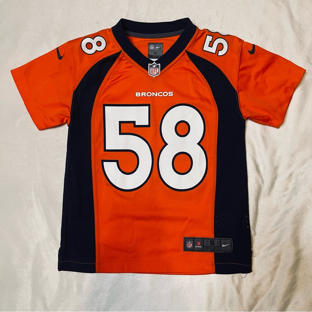 Authentic Nike NFL Football Jersey Von Miller #58 Broncos Youth Small